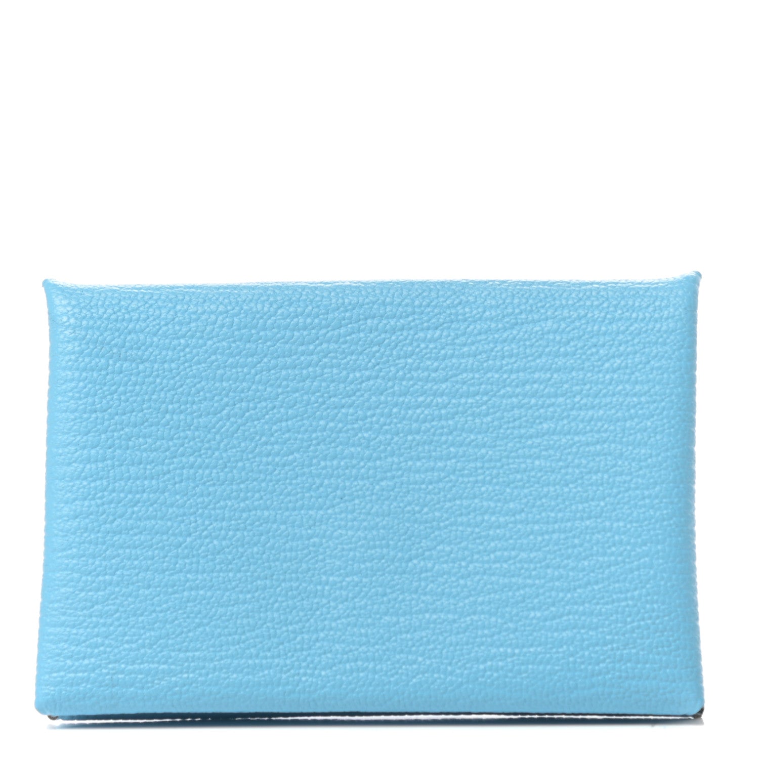 Hermes Chevre Mysore Calvi Card Case Bleu Celeste 1 of 5