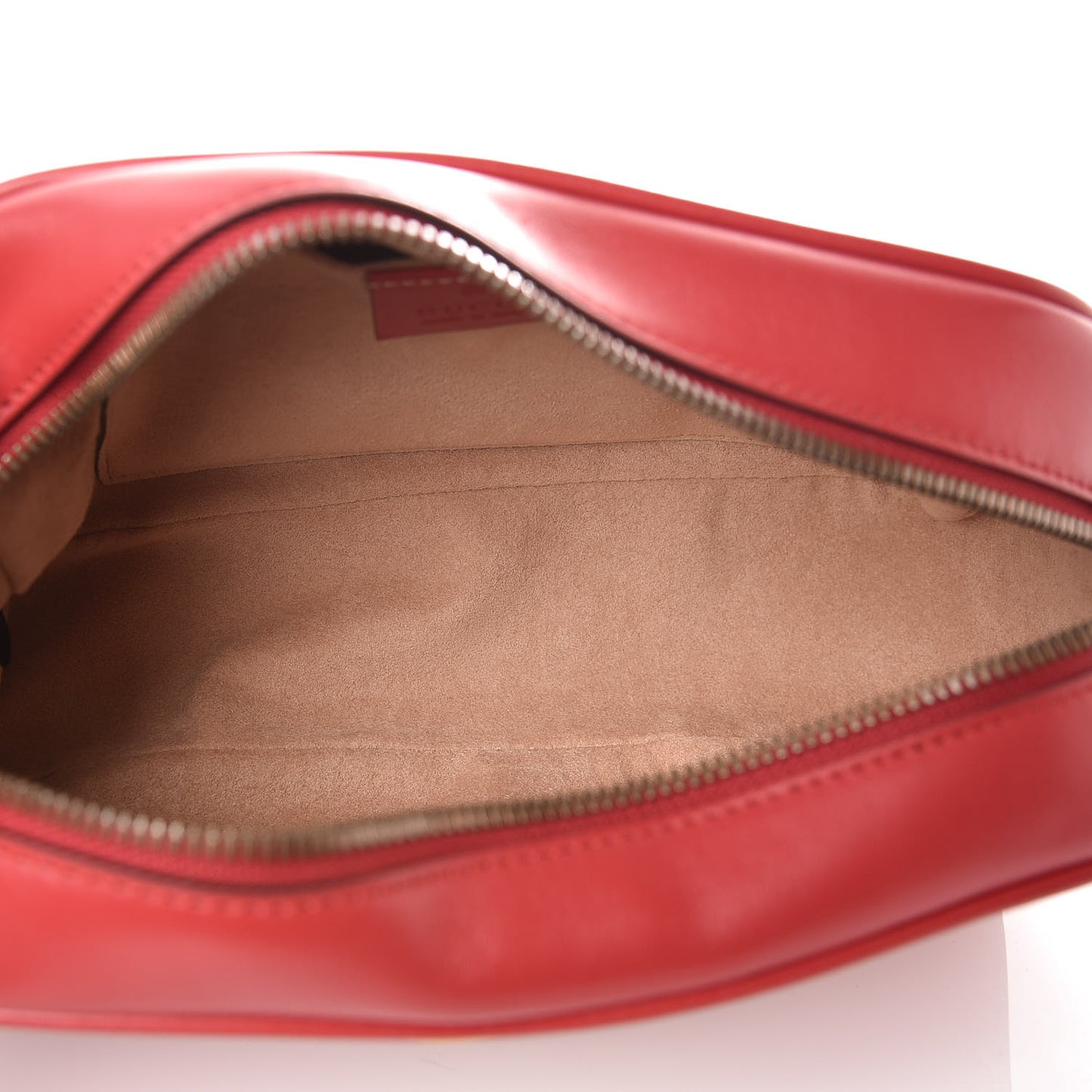 Calfskin Matelasse Small GG Marmont Chain Shoulder Bag Hibiscus Red
