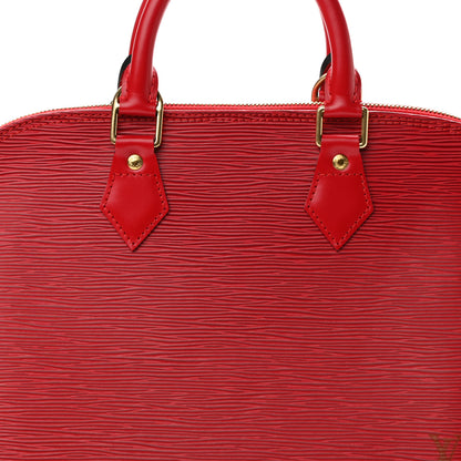 Louis Vuitton Epi Alma GM Castillan Red 7 of 10