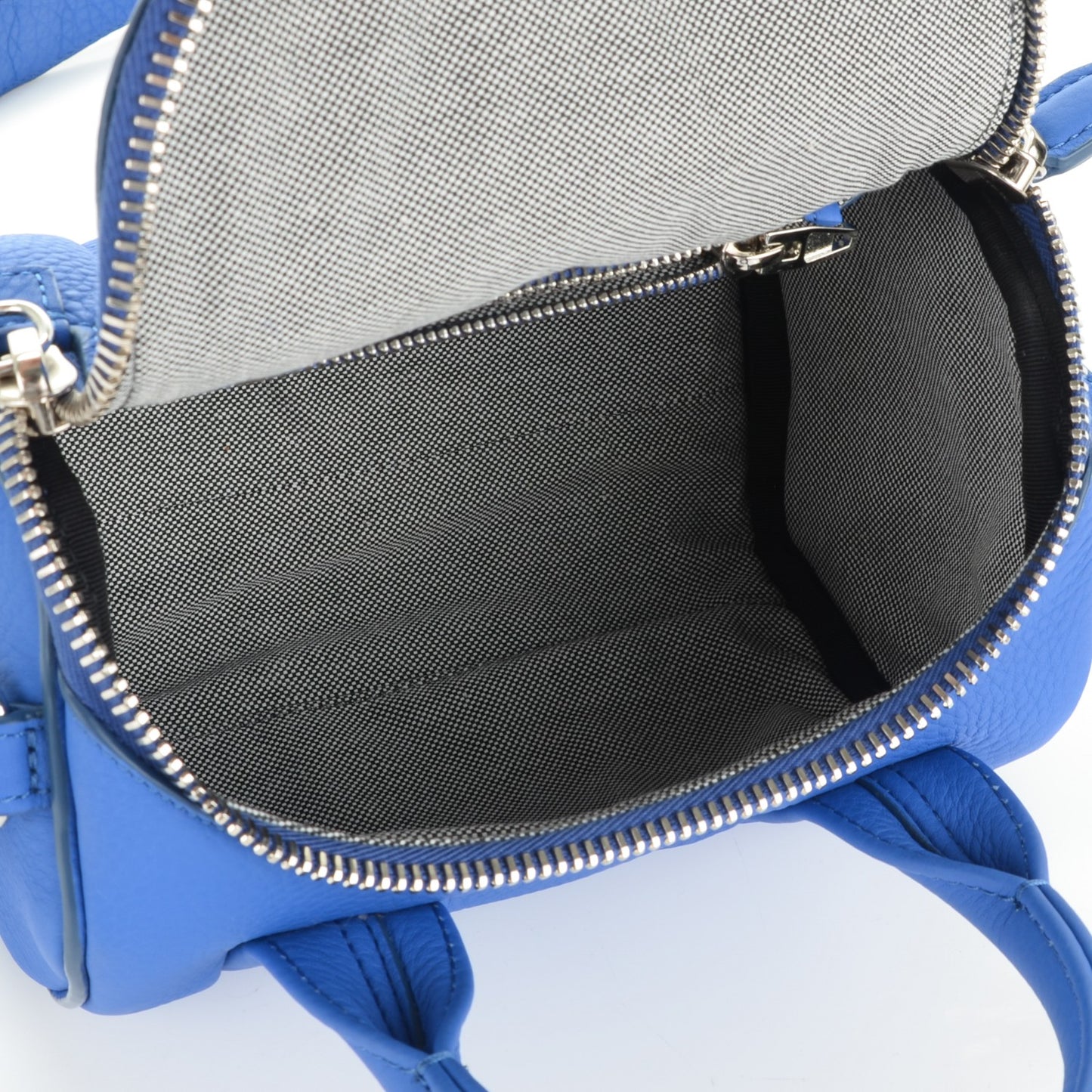 Pebbled Lambskin Mini Rockie Surf Rhodium Hardware