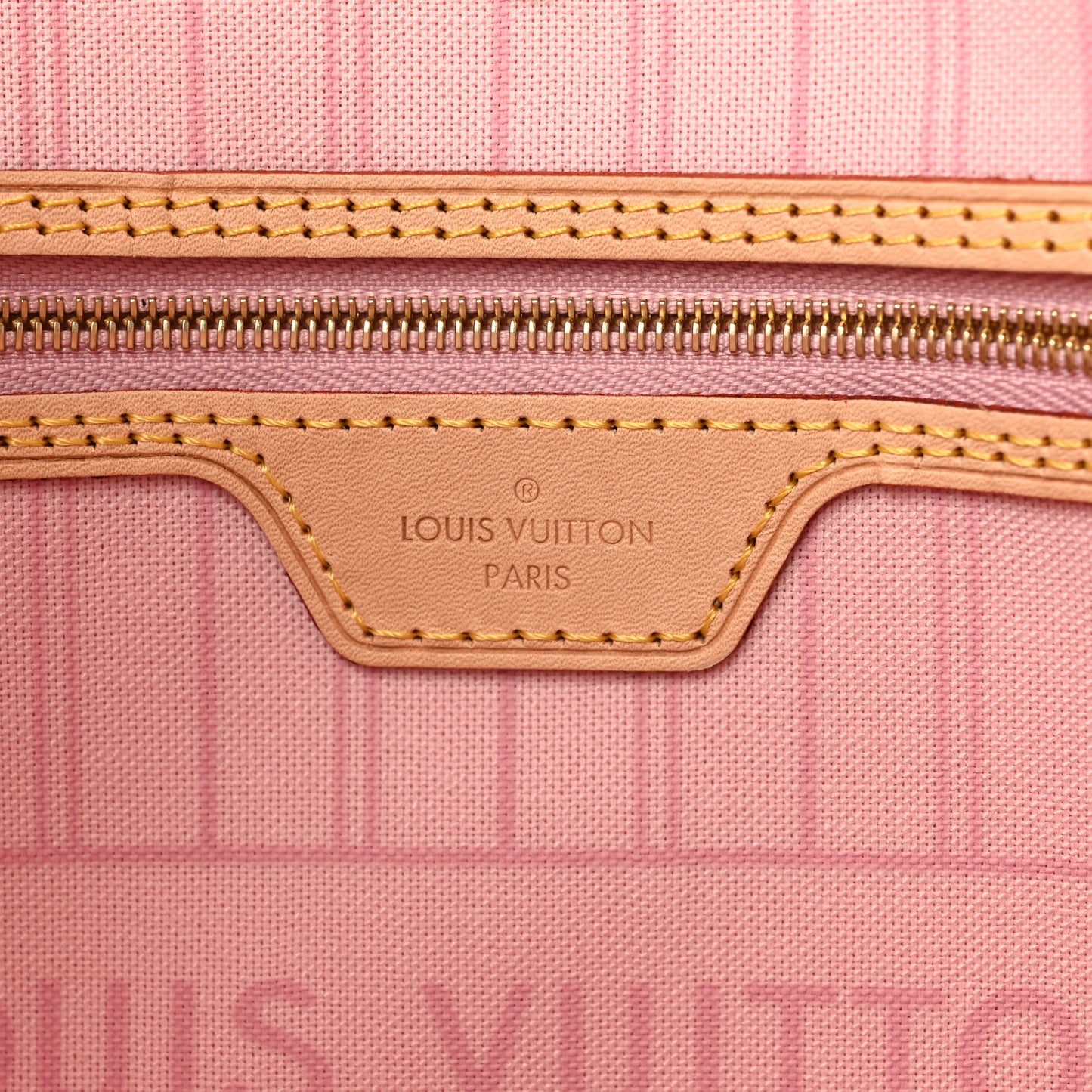 Damier Azur Neo Neverfull MM Rose Ballerine