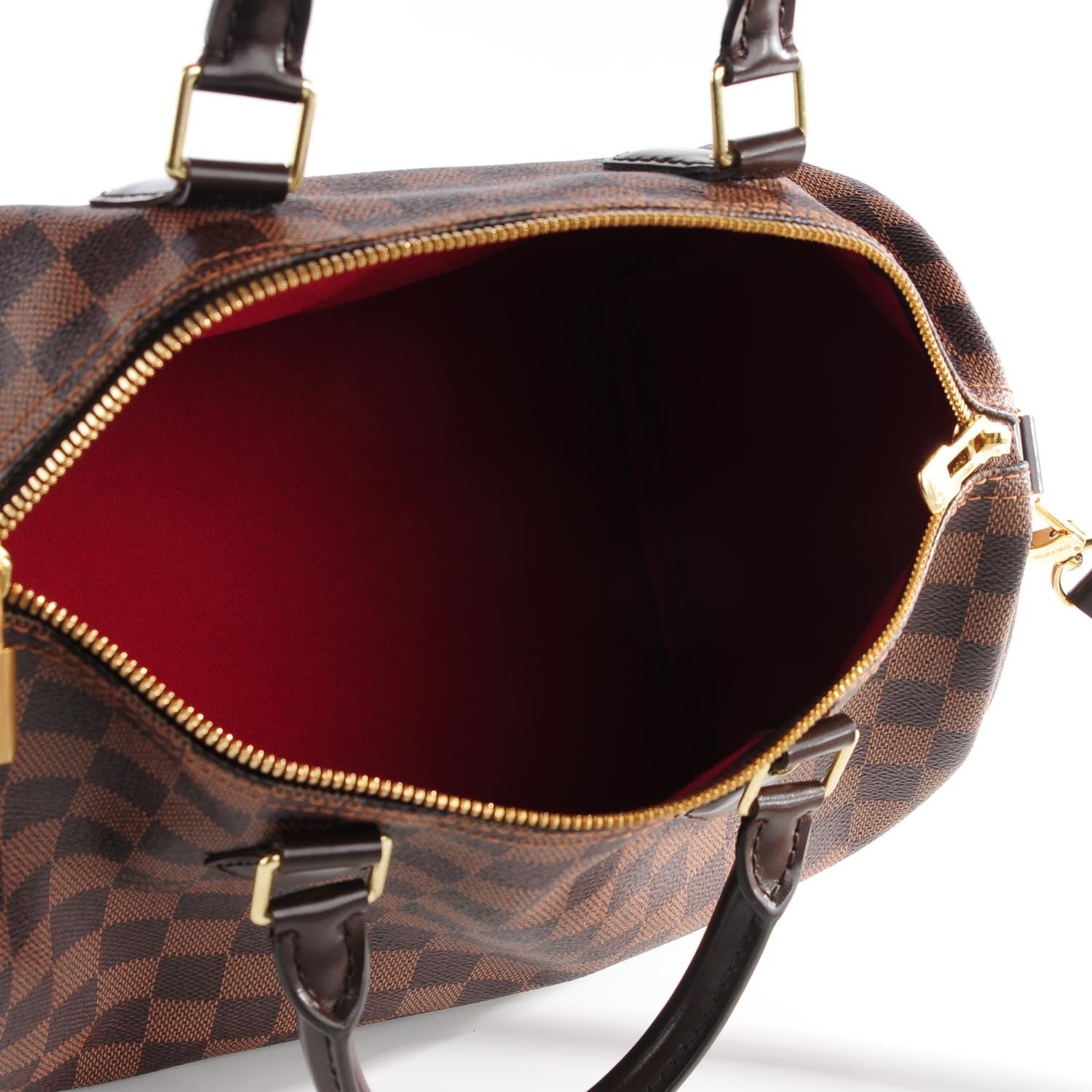 Louis Vuitton Damier Ebene Speedy Bandouliere 30 5 of 8