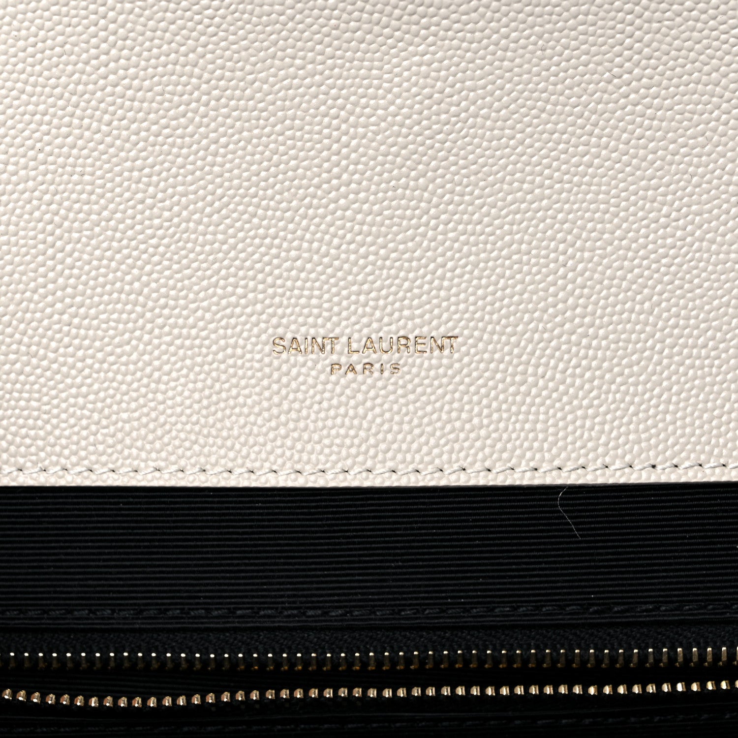 Saint Laurent Grain De Poudre Textured Mixed Matelasse Large Triquilt Monogram Satchel Porcellana 6 of 8