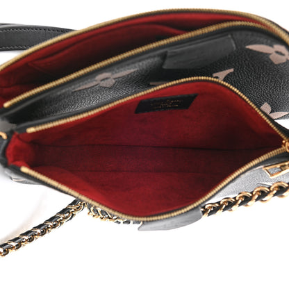 Louis Vuitton Empreinte Monogram Giant Multi Pochette Accessories Black Beige 6 of 8