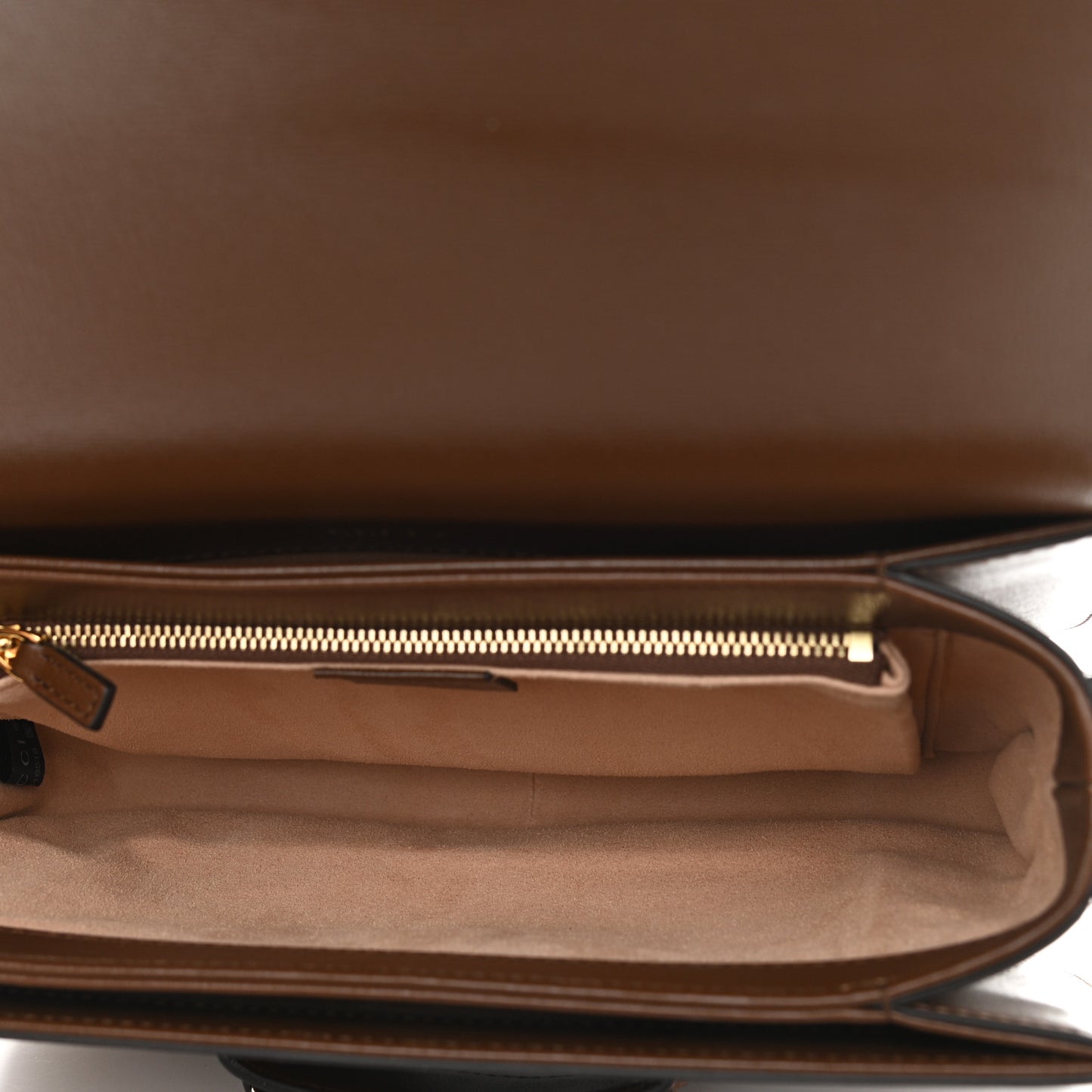 Azalea Calfskin Horsebit 1955 Shoulder Bag Brown Sugar