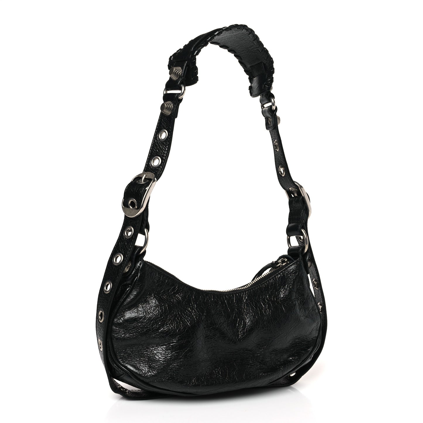 Agneau Arena Le Cagole Shoulder Bag XS Black