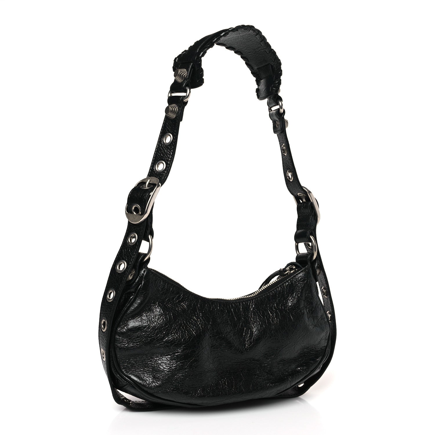 Balenciaga Agneau Arena Le Cagole Shoulder Bag XS Black 3 of 9