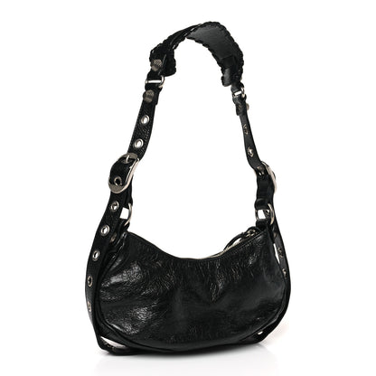 Balenciaga Agneau Arena Le Cagole Shoulder Bag XS Black 3 of 9