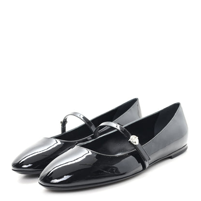 Louis Vuitton Patent Uniformes Ballerina Flat 38.5 Black 4 of 10