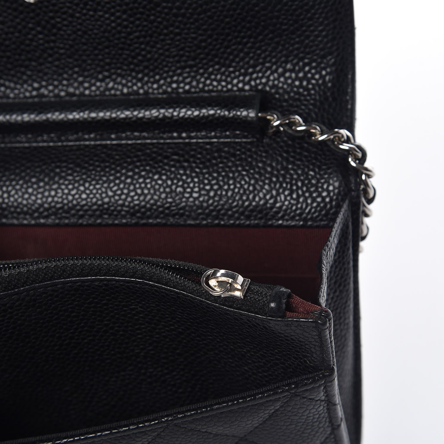 Chanel Caviar Quilted Wallet On Chain WOC Black 11 of 19