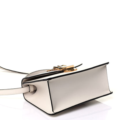 Gucci Calfskin Mini Sylvie Top Handle Bag White 5 of 10