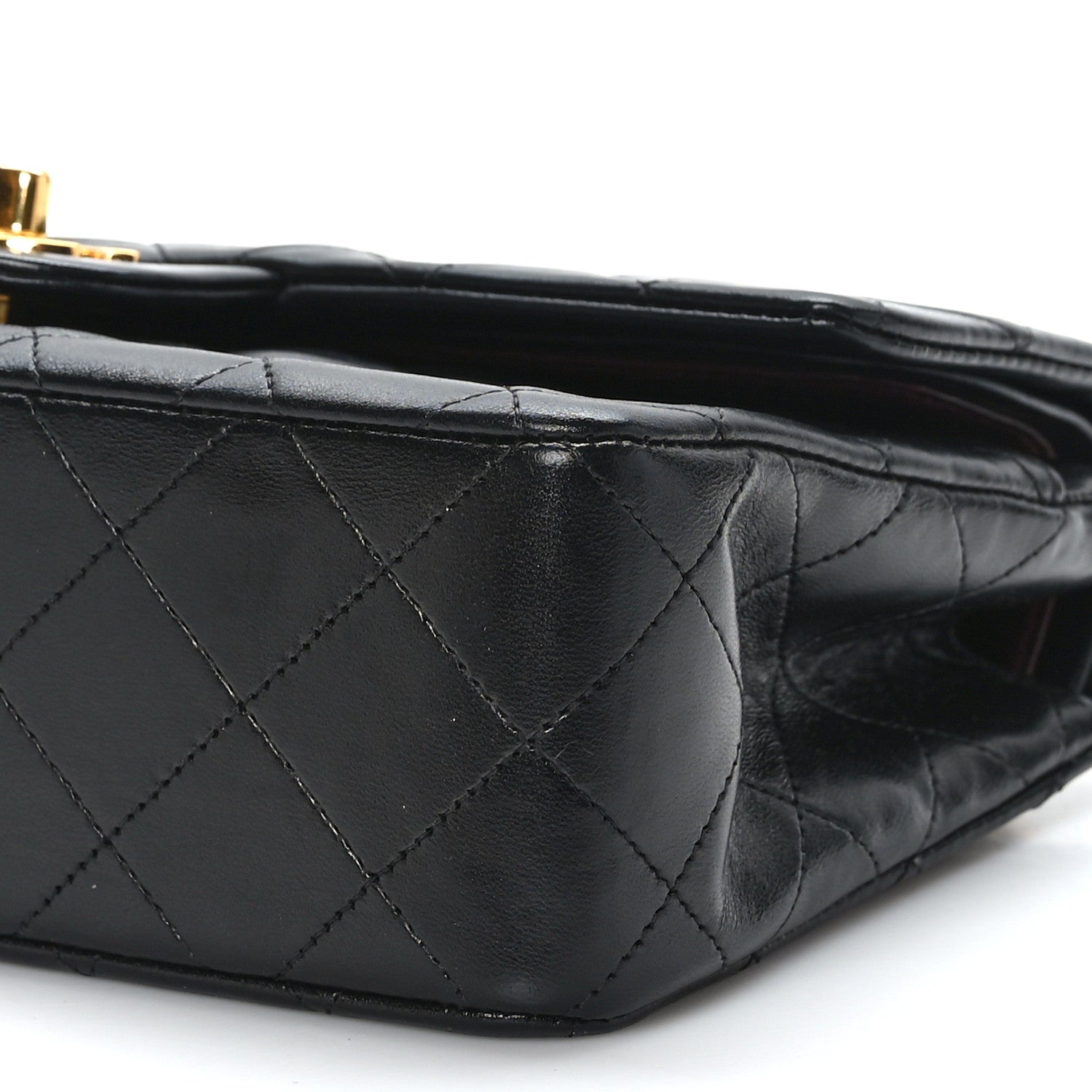 Chanel Lambskin Quilted Small Double Flap Black 9 of 9
