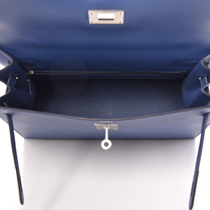 Hermes Epsom Kelly Sellier 32 Bleu Brighton 14 of 43