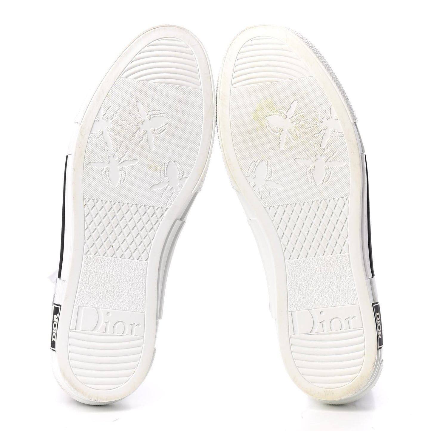 X DANIEL ARSHAM Canvas Newspaper Print B23 High Top Sneakers 46 White