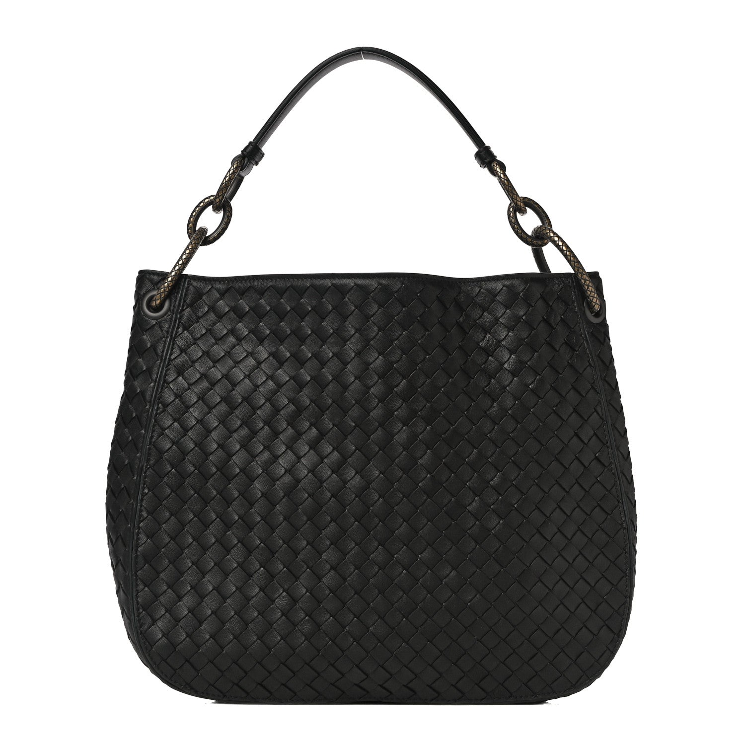 Bottega Veneta Nappa Intrecciato Small Loop Black 1 of 14