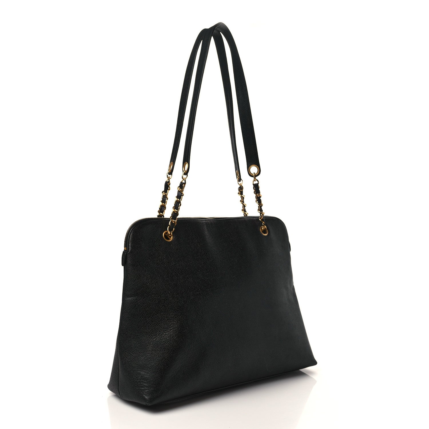 Chanel Caviar CC Timeless Tote Black 2 of 8