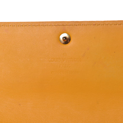 Louis Vuitton Vernis Sarah Wallet Jaune Passion 12 of 14