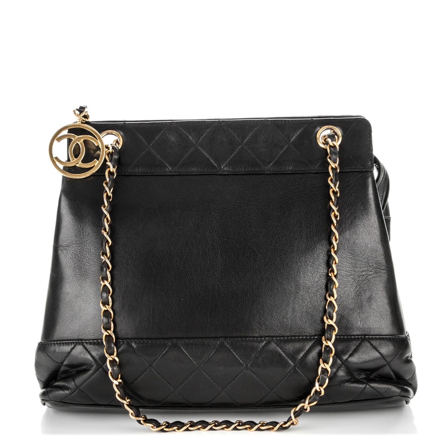 Chanel Lambskin Quilted Shoulder Bag Black 1 of 7