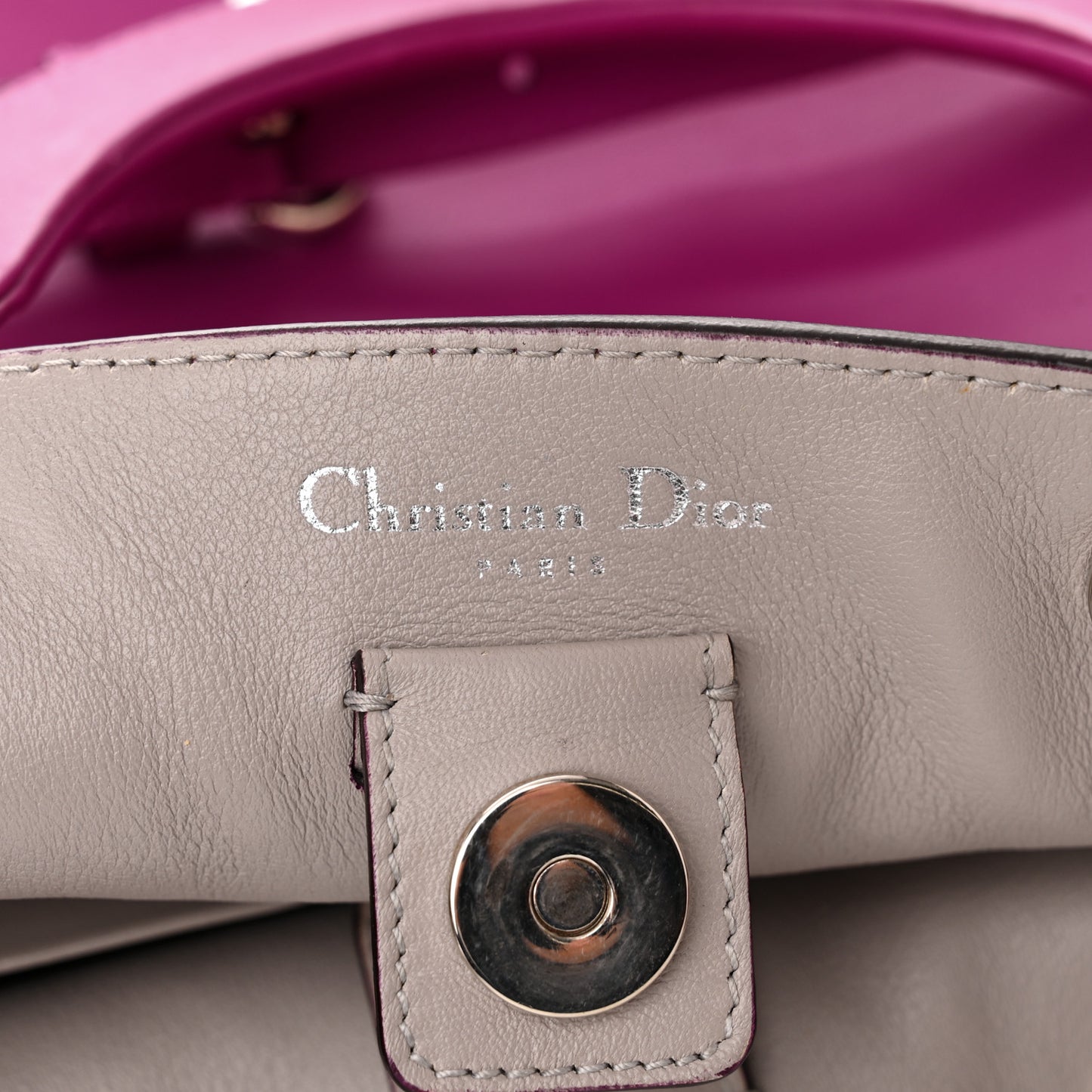 Calfskin Medium Diorissimo Bag Rose Sorbet