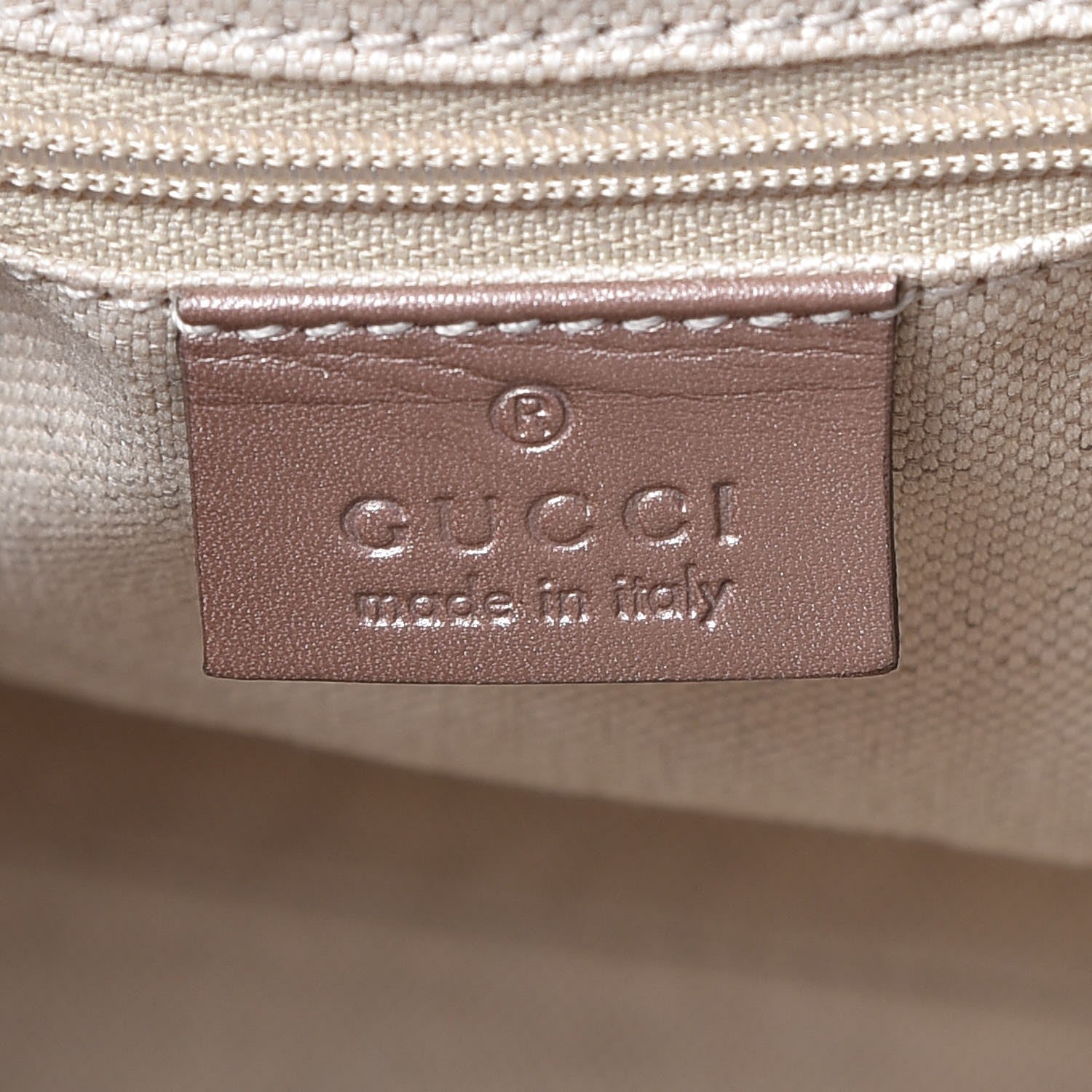 Gucci Metallic Microguccissima Medium Sukey Tote Dark Cipria 6 of 8