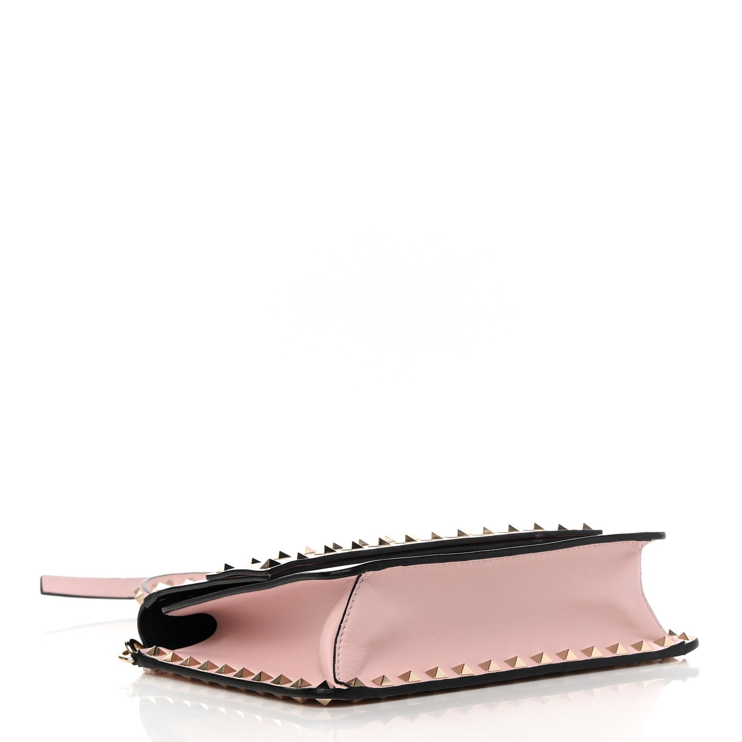 Valentino Garavani Vitello Rockstud Side Slip Crossbody Pink 4 of 13