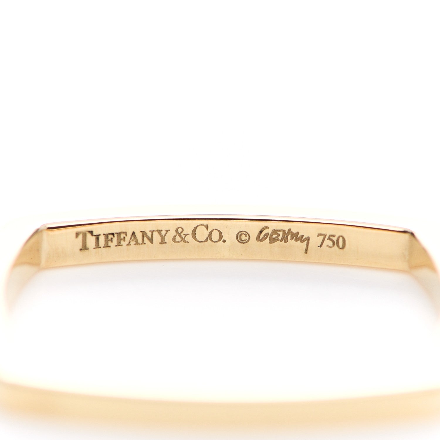 Tiffany 18K Yellow Gold Frank Gehry Torque Ring 49 4.75 4 of 4