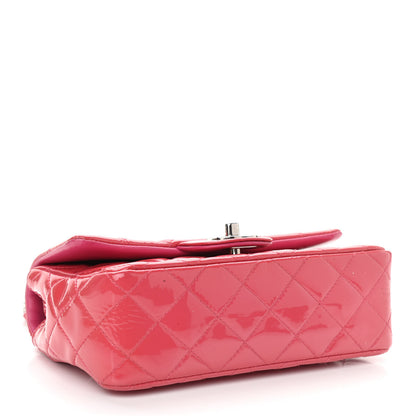 Chanel Patent Quilted Mini Rectangular Flap Pink 3 of 13