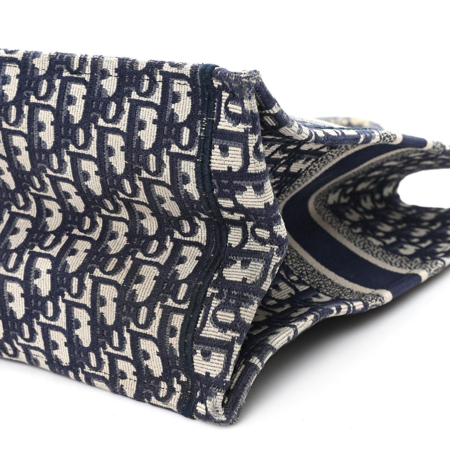 Oblique Large Book Tote Blue Multicolor