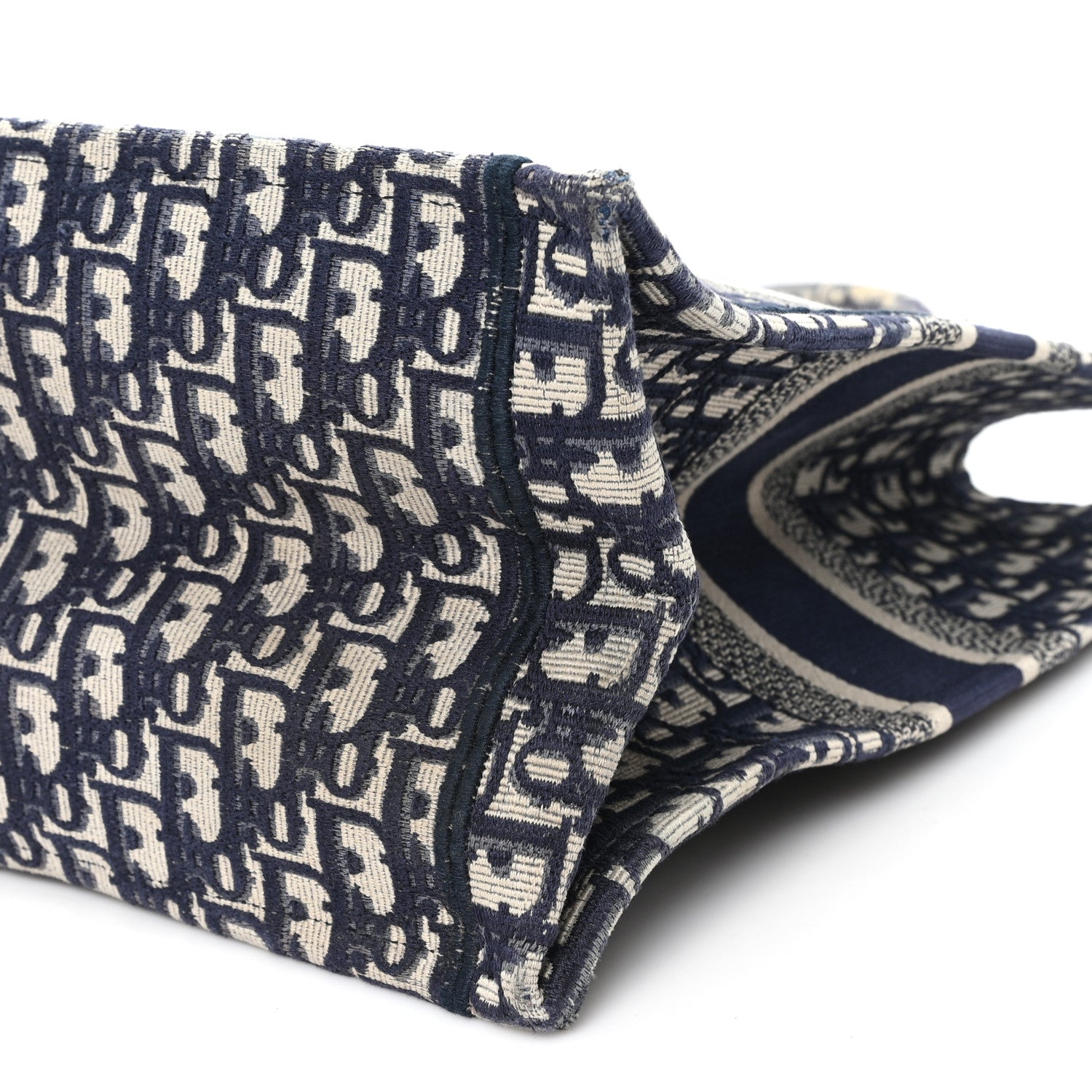 Christian Dior Oblique Large Book Tote Blue Multicolor 9 of 11
