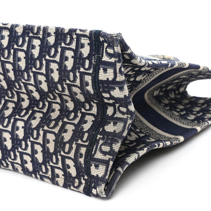 Christian Dior Oblique Large Book Tote Blue Multicolor 9 of 11