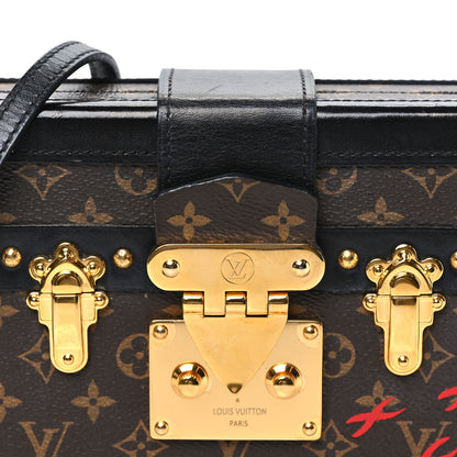 Louis Vuitton Monogram Petite Malle Black 8 of 11