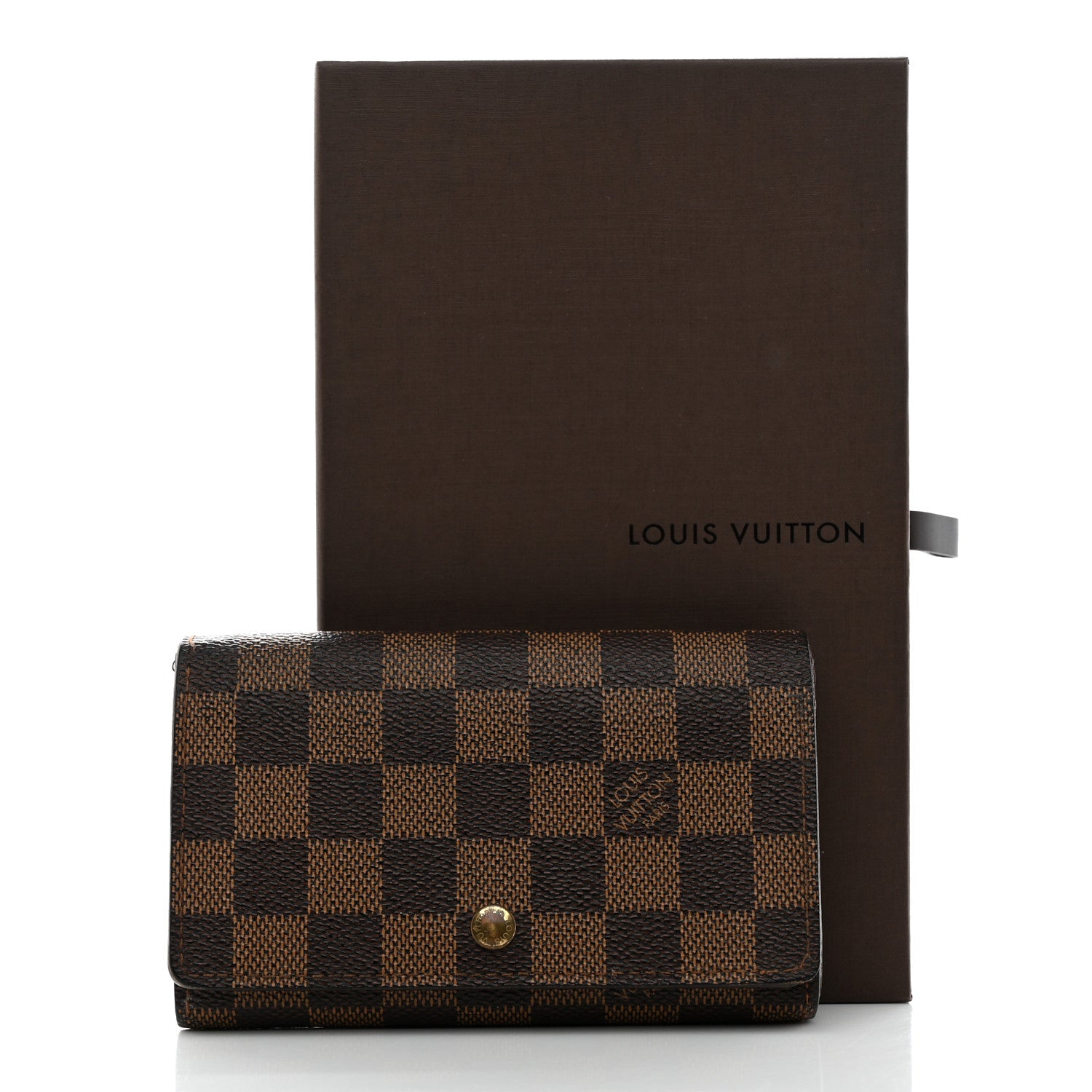 Louis Vuitton Damier Ebene Porte-Monnaie Tresor Wallet 13 of 13