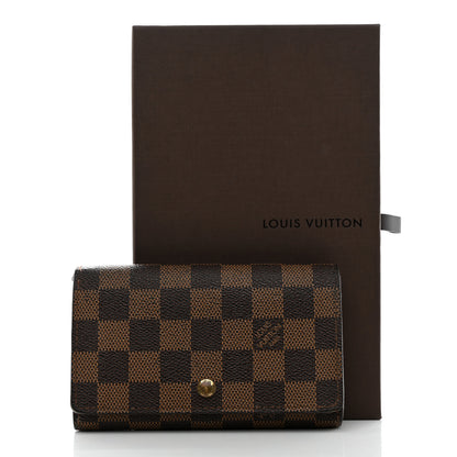 Louis Vuitton Damier Ebene Porte-Monnaie Tresor Wallet 13 of 13