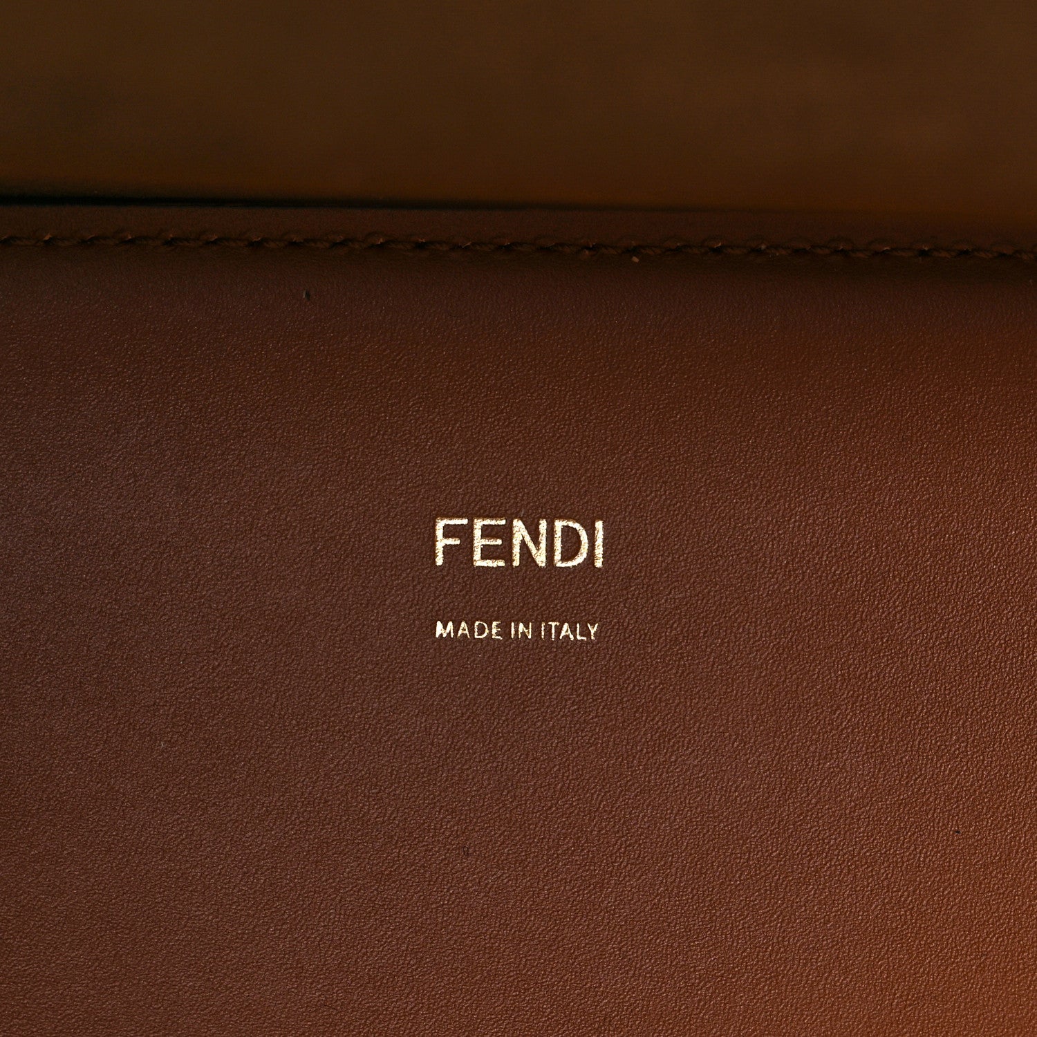 Fendi Vitello King Plexiglass Medium Fendi Sunshine Shopper Tote Cuoio 5 of 7