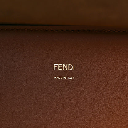 Fendi Vitello King Plexiglass Medium Fendi Sunshine Shopper Tote Cuoio 5 of 7