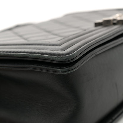 Chanel Lambskin Quilted Medium Boy Flap Black 14 of 14