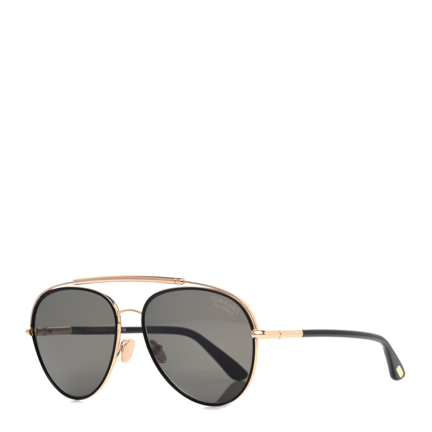 Metal Cole Aviator Polarized Sunglasses TF285 Black