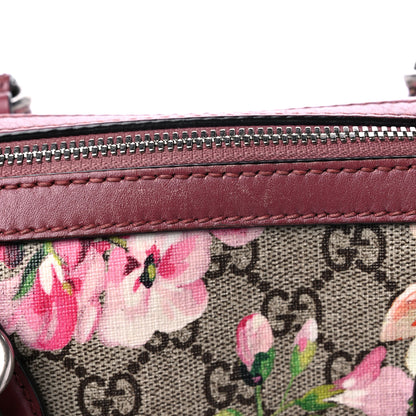 Gucci GG Supreme Monogram Blooms Small Boston Beige Multicolor Dry Rose 18 of 23