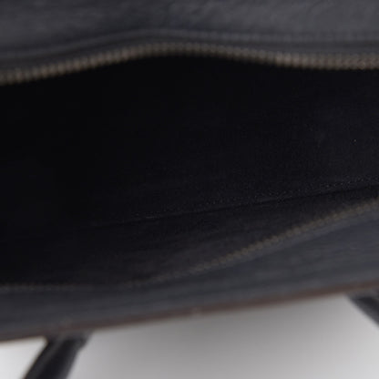 Celine Drummed Calfskin Nano Luggage Black 10 of 17