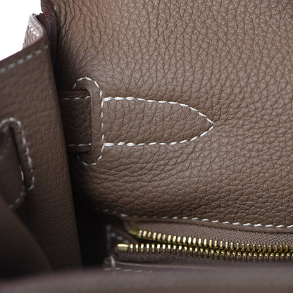 Hermes Togo Kelly Retourne 32 Etoupe 9 of 40