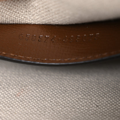 Gucci GG Supreme Monogram Web Mini Horsebit 1955 Shoulder Bag Beige Brown Sugar 7 of 10