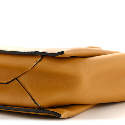 Celine Supple Natural Calfskin Medium Tri-Fold Bag Ocre 10 of 13