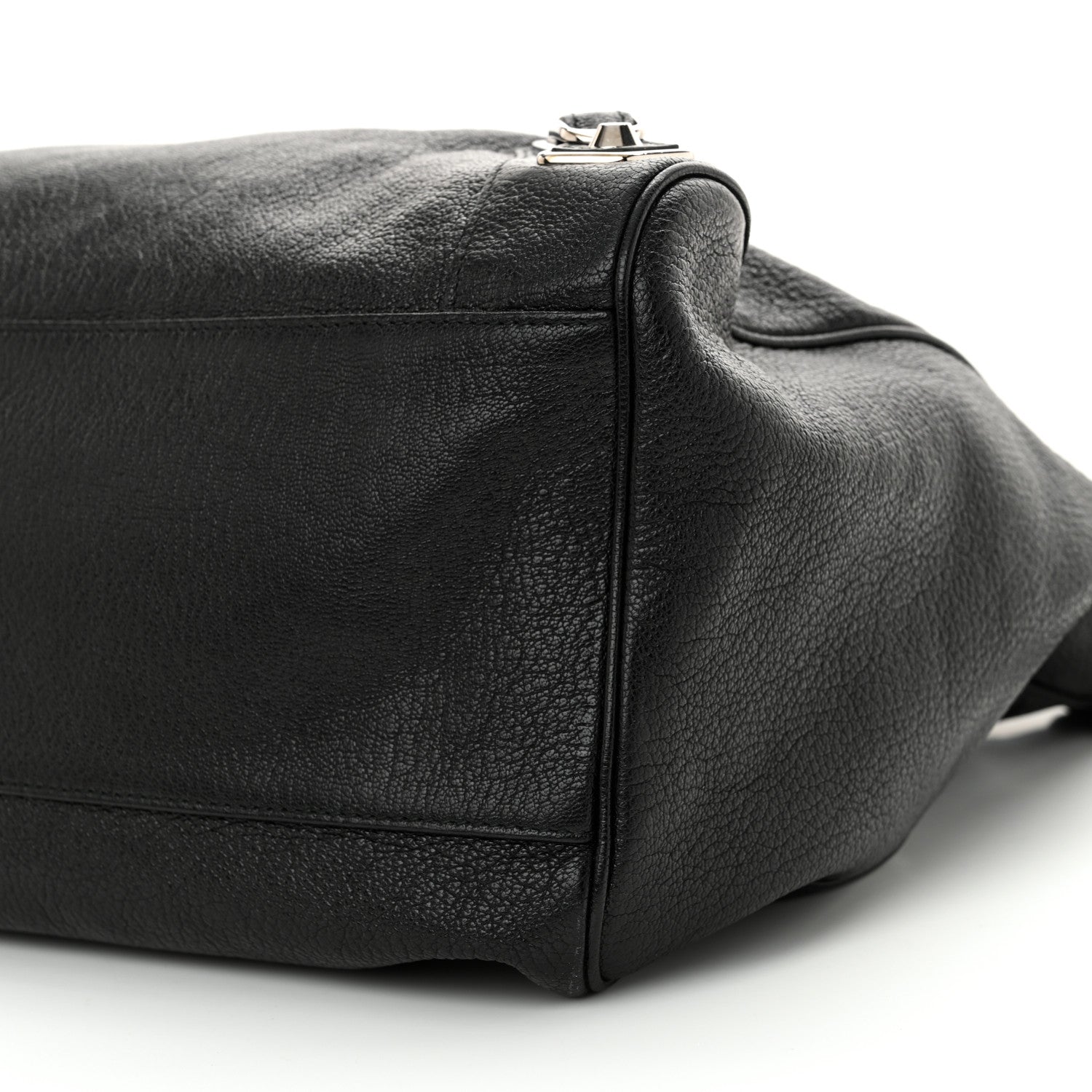Balenciaga Chevre Silver Metallic Edge Hardware Velo Black 11 of 12