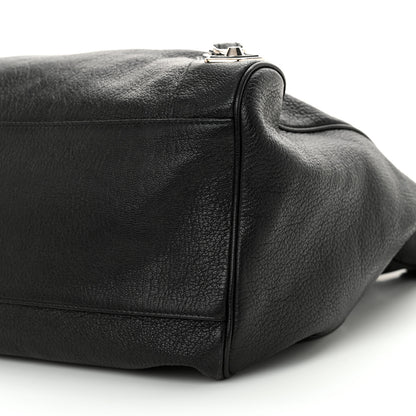 Balenciaga Chevre Silver Metallic Edge Hardware Velo Black 11 of 12