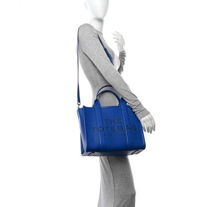 Marc Jacobs Grained Calfskin Medium The Tote Bag Cobalt 3 of 10