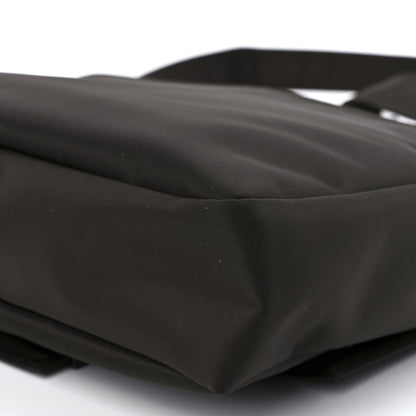 Fendi Econyl Nylon Cuoio Romano Monochrome Medium Baguette Messenger Bag Ebano 13 of 13