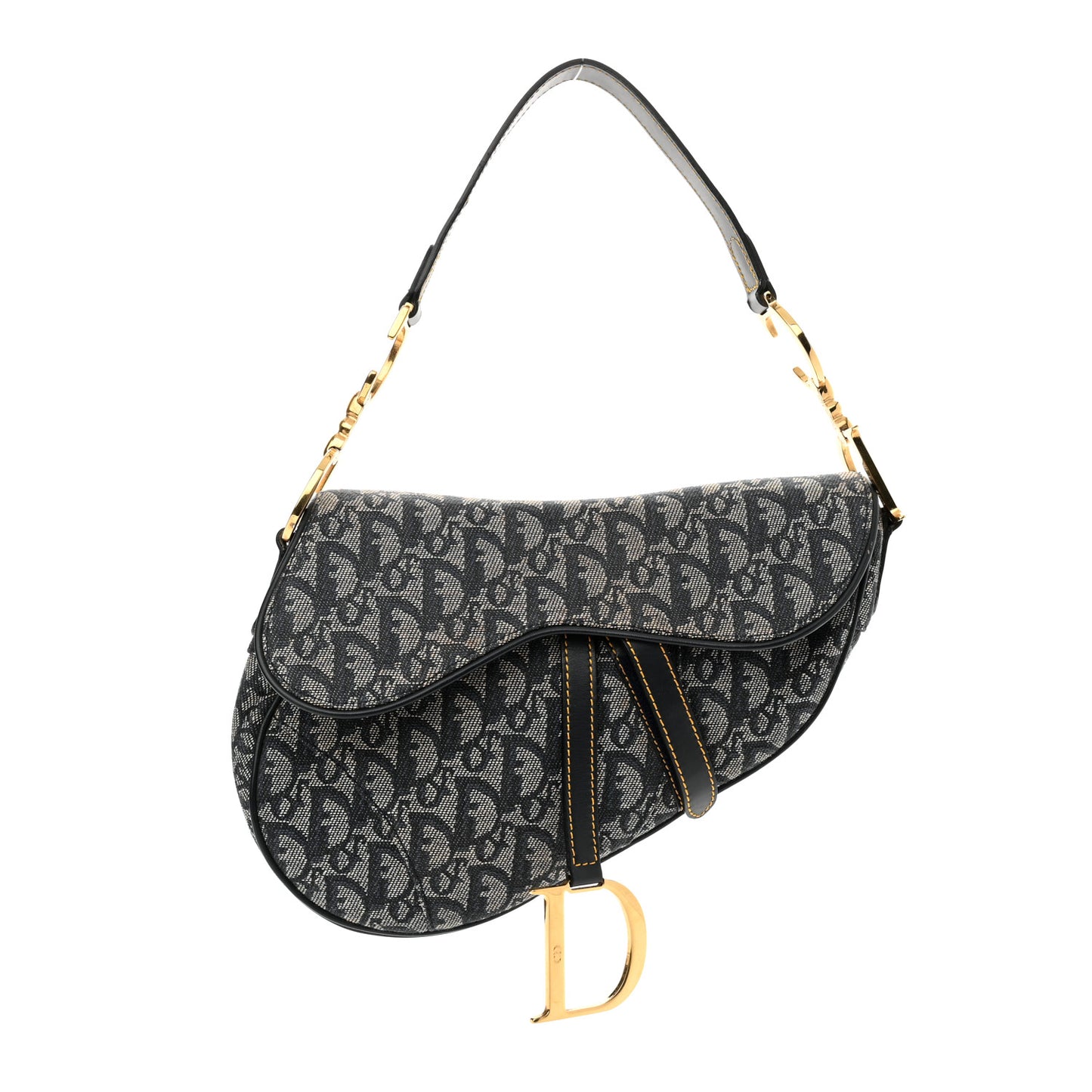 Monogram Saddle Bag Blue