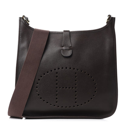Hermes Epsom Evelyne PM Chocolate 1 of 9