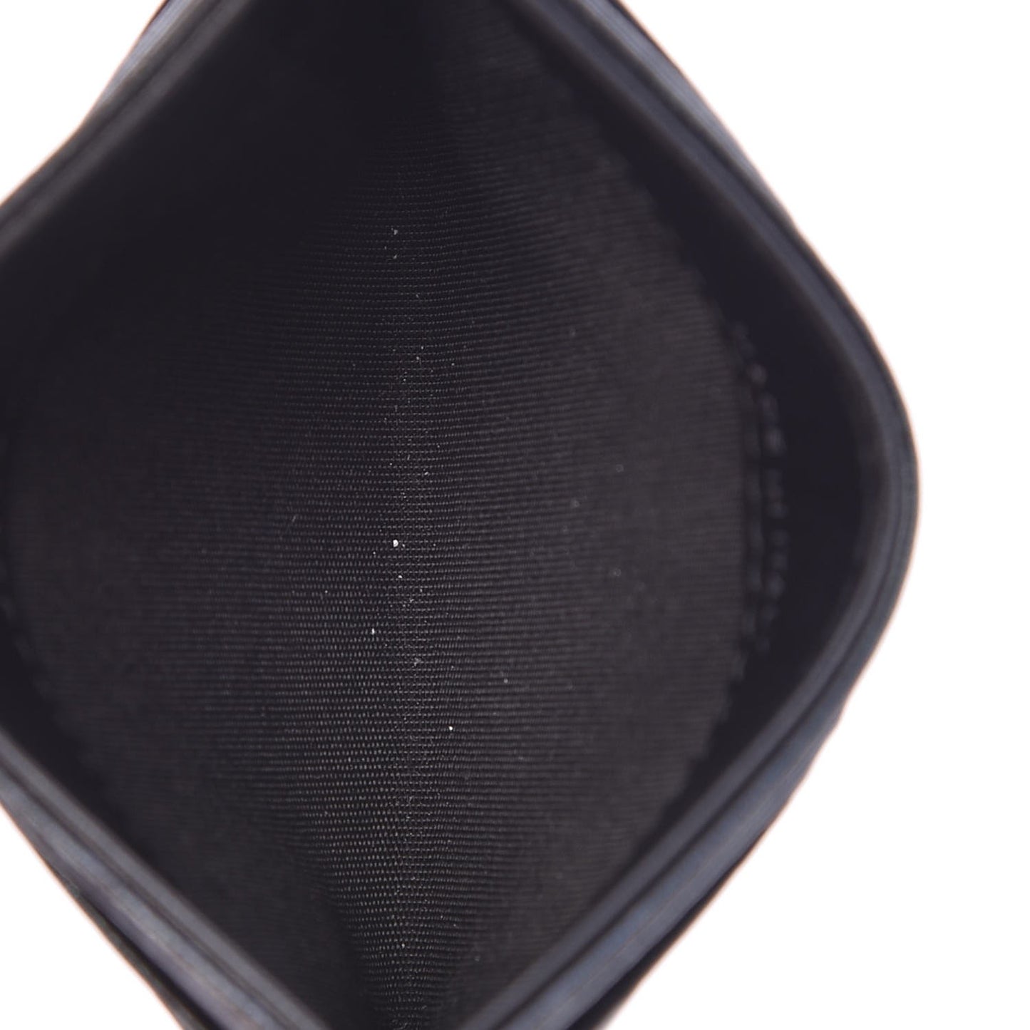 Lambskin Camellia Embossed Card Holder Black