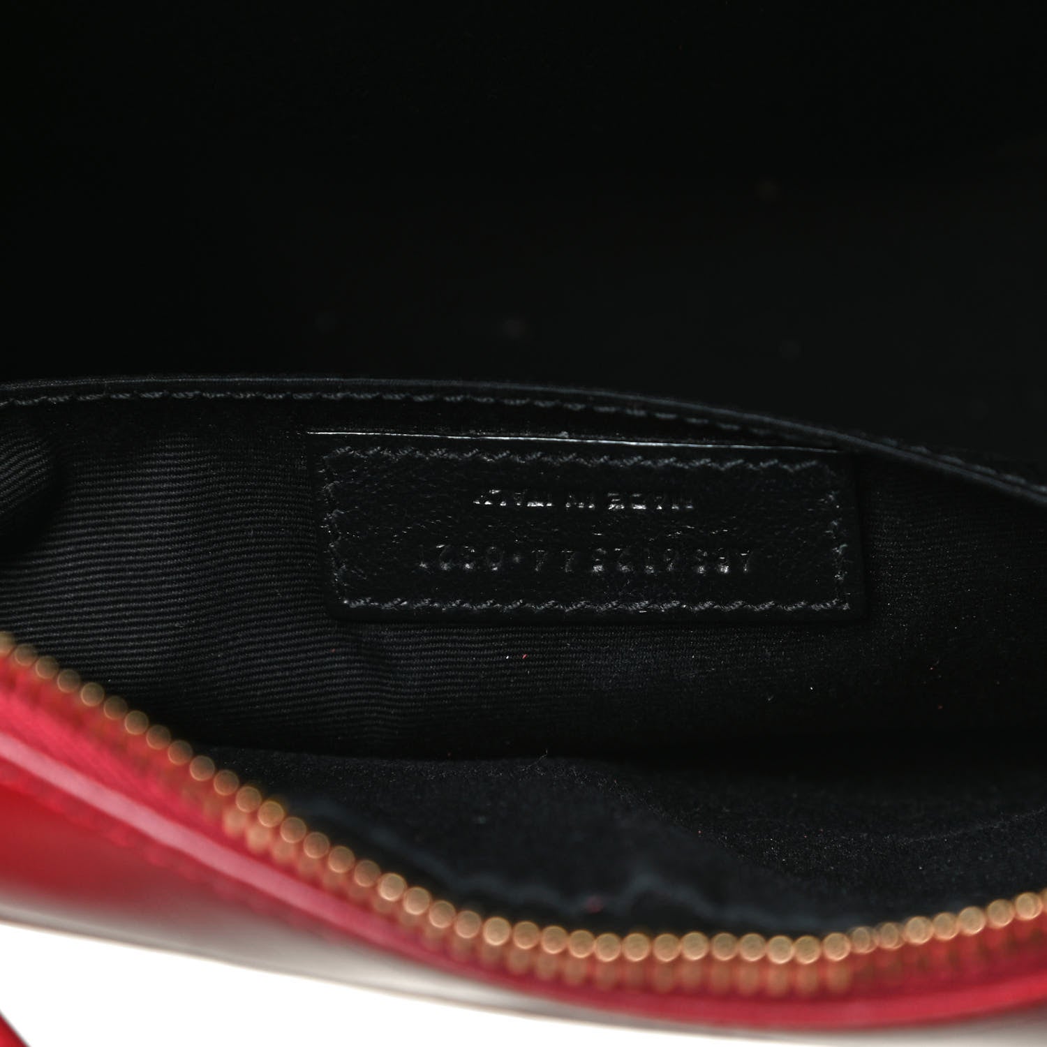 Saint Laurent Calfskin Matelasse Monogram Lou Camera Bag Red 7 of 12
